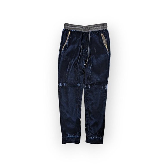 Exclusive Game Men's Black Full Zipped Velour Casual Jogger Suit Size Small - Picture 4 of 8